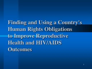 Human Rights Are Important in Reproductive Health Advocacy