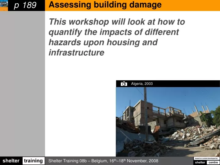 assessing building damage
