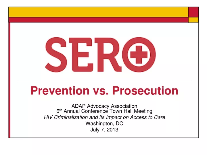 prevention vs prosecution adap advocacy