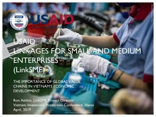 USAID LINKAGES FOR SMALL AND MEDIUM ENTERPRISES ( LinkSME )