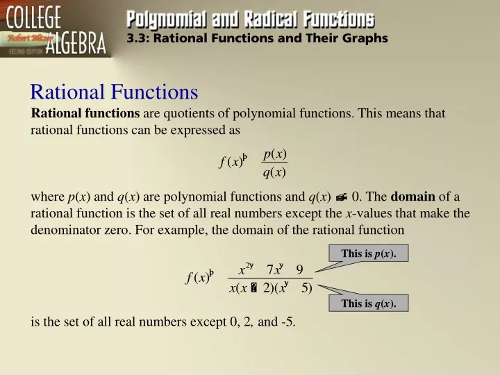 rational functions