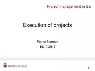 Project management in SE