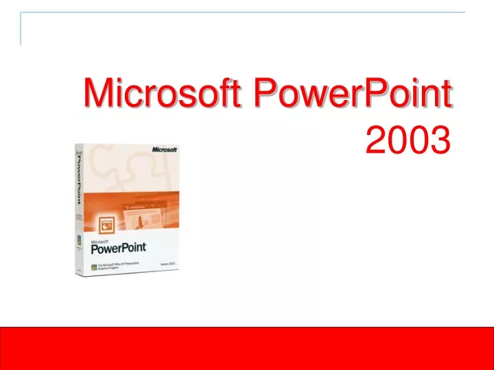 microsoft powerpoint 2003