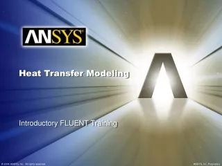 Heat Transfer Modeling