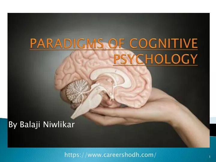 paradigms of cognitive psychology