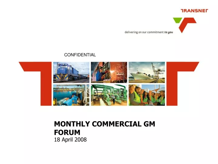 monthly commercial gm forum