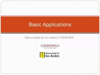 Basic Applications