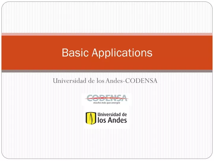 basic applications