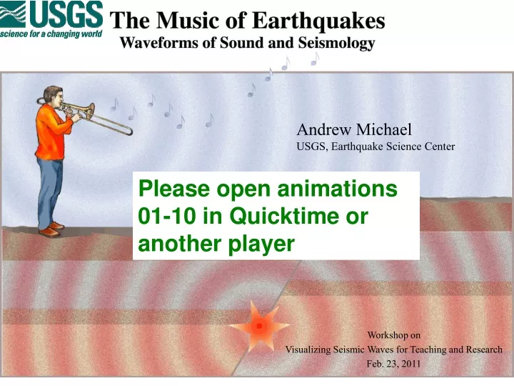 andrew michael usgs earthquake science center