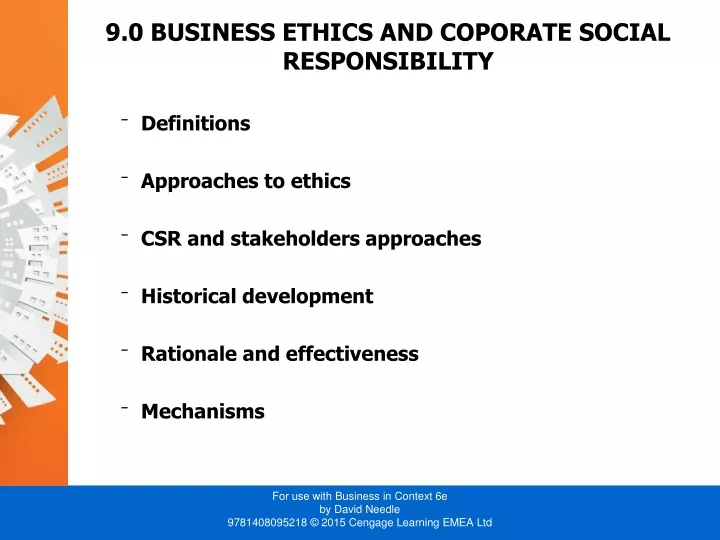9 0 business ethics and coporate social responsibility