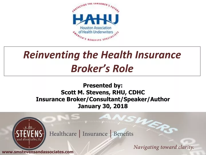 reinventing the health insurance broker s role