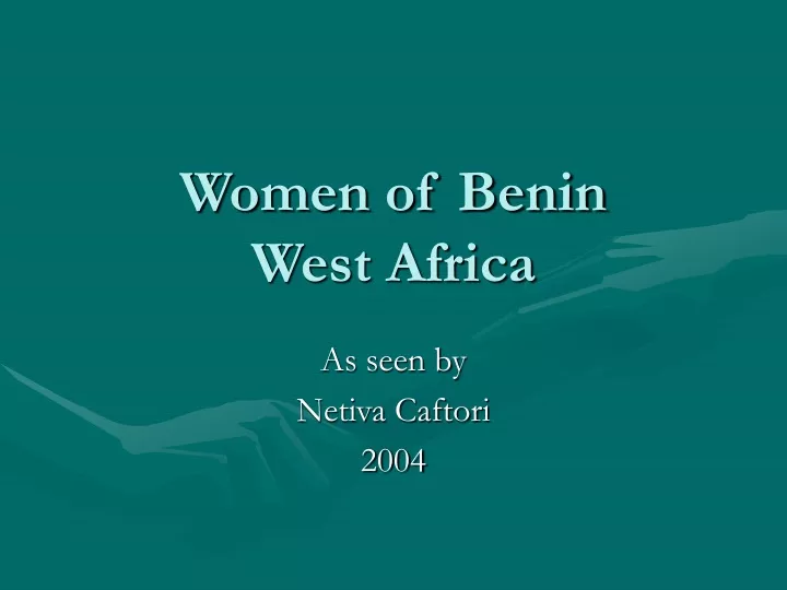 women of benin west africa