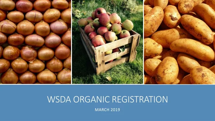 wsda organic registration
