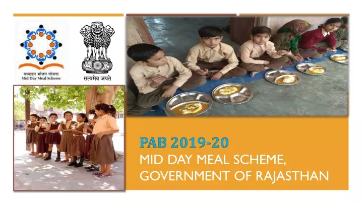pab 2019 20 mid day meal scheme government of rajasthan