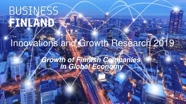 innovations and growth research 2019 growth