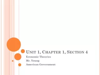 Unit 1, Chapter 1, Section 4
