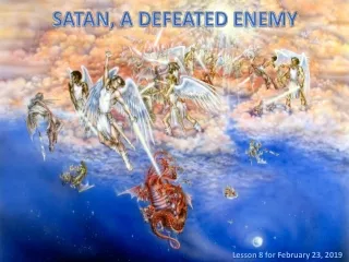 SATAN, A DEFEATED ENEMY