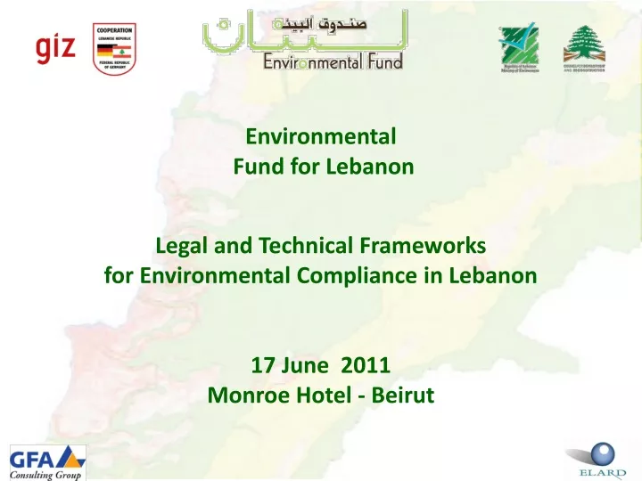 environmental fund for lebanon legal