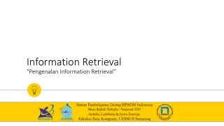 Information Retrieval “Pengenalan Information Retrieval”