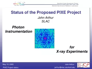 Status of the Proposed PIXE Project