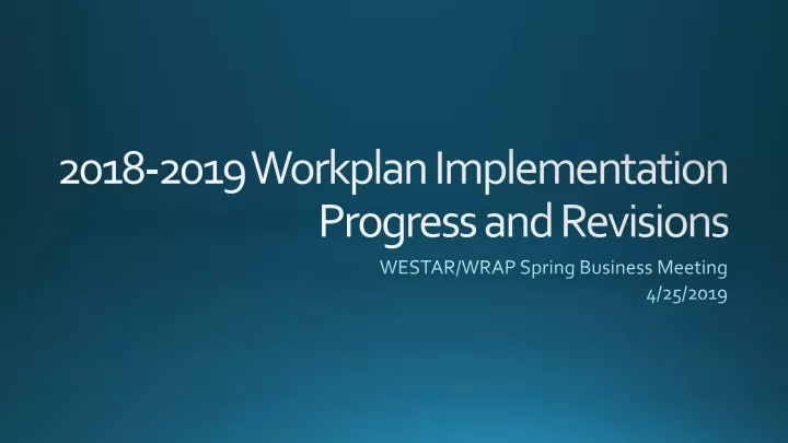 westar wrap spring business meeting 4 25 2019