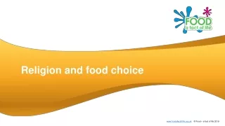 Religion and food choice