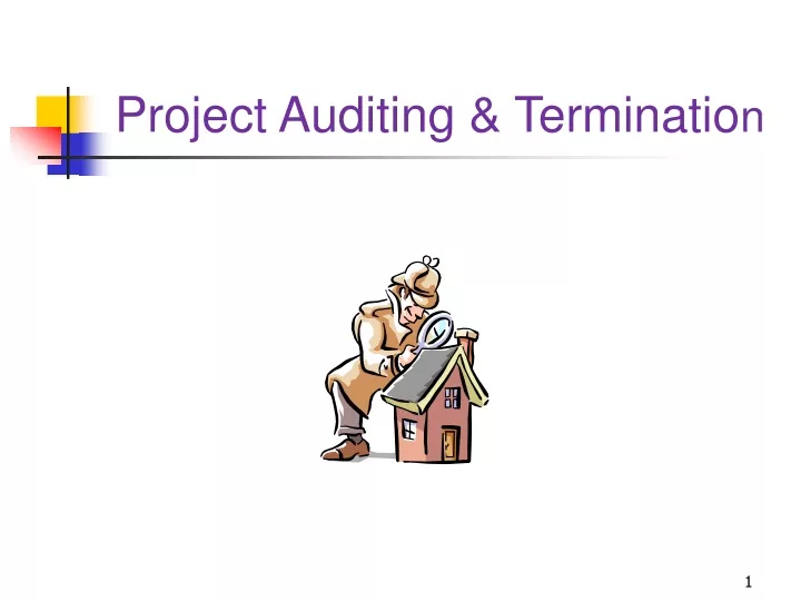 project auditing terminatio n
