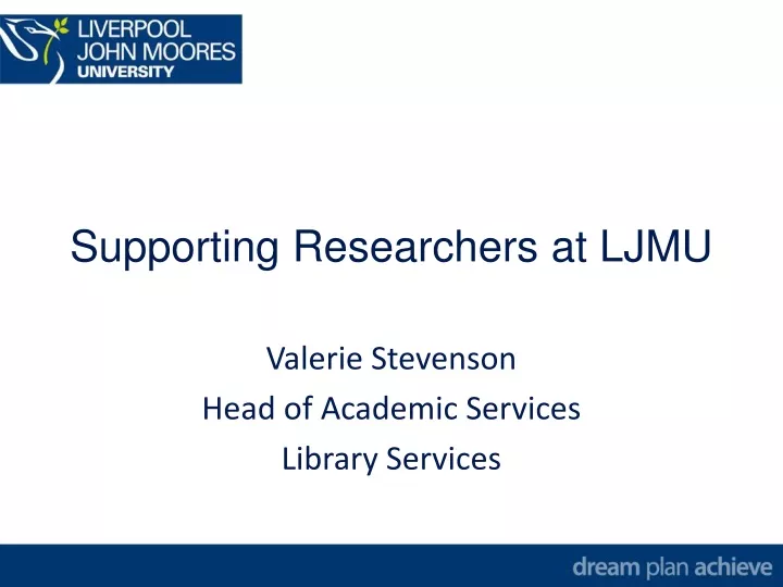 supporting researchers at ljmu