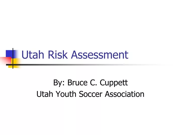 utah risk assessment