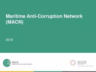 Maritime Anti-Corruption Network (MACN)