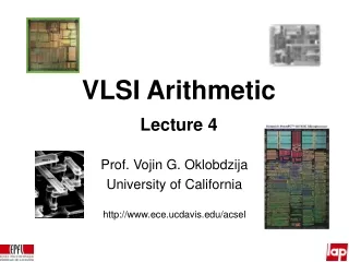 VLSI Arithmetic Lecture 4