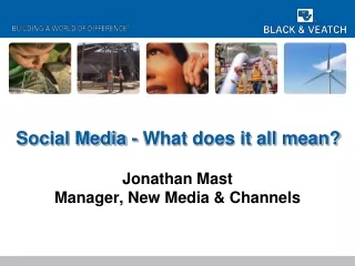 Social Media - What does it all mean?