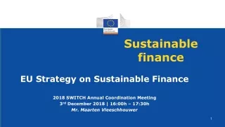 Sustainable finance