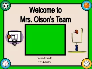 Welcome to Mrs. Olson’s Team