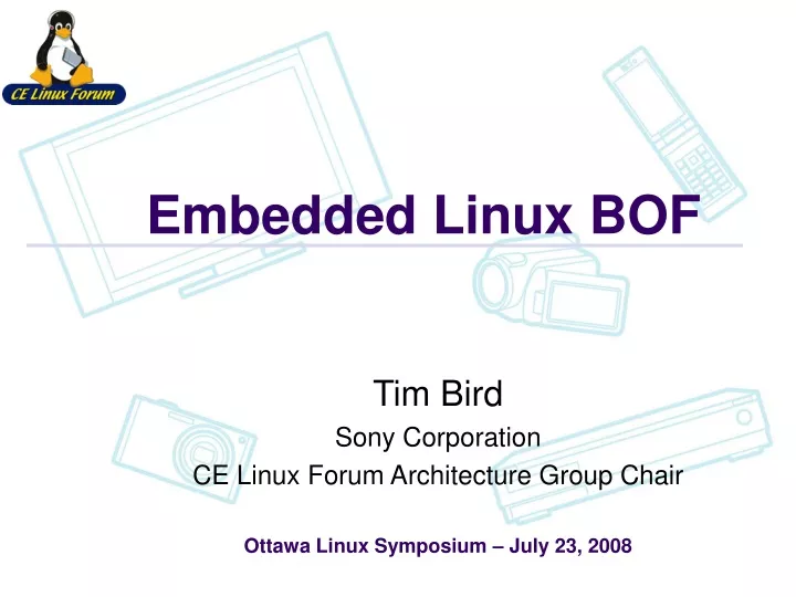 embedded linux bof