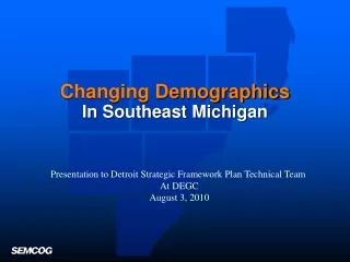 Changing Demographics In Southeast Michigan