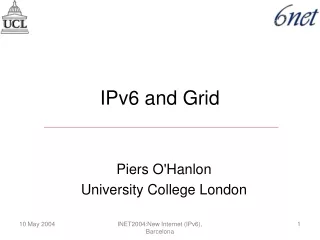 IPv6 and Grid