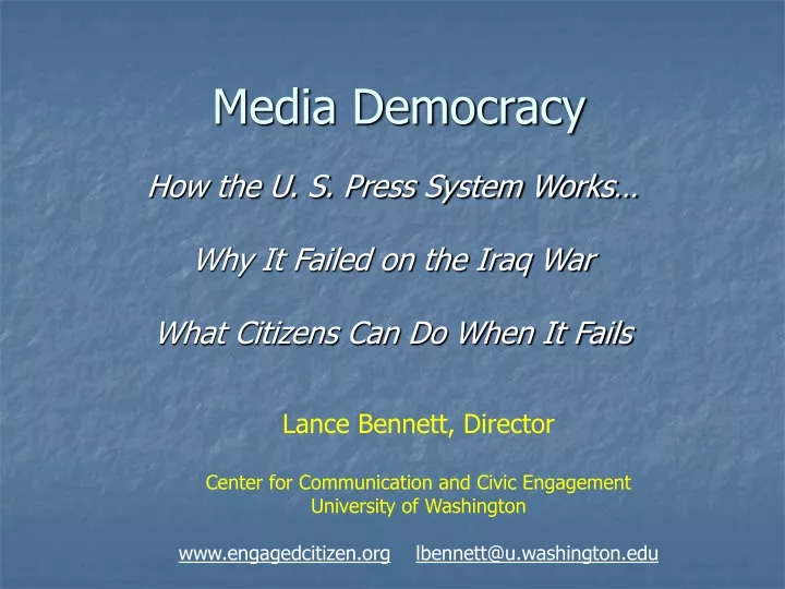 media democracy