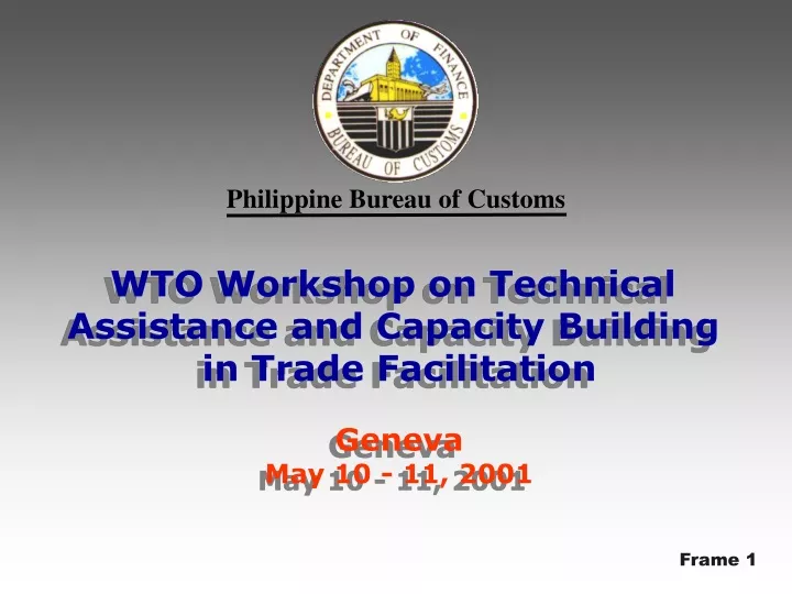 philippine bureau of customs