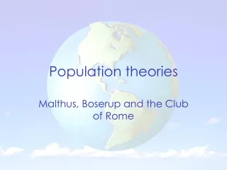 Population theories