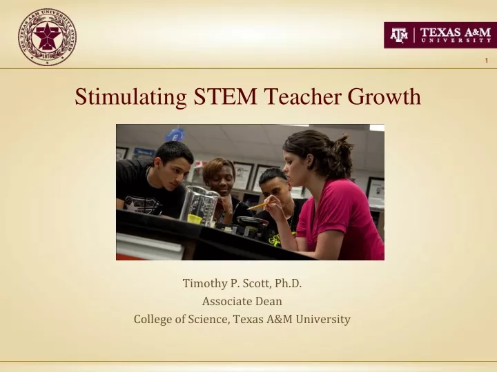 stimulating stem teacher growth