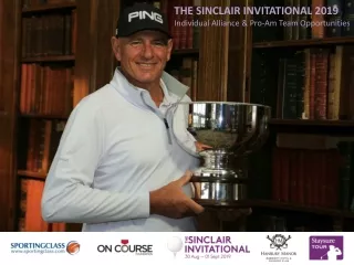 THE SINCLAIR INVITATIONAL 2019 Individual Alliance &amp; Pro-Am Team Opportunities