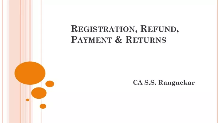 registration refund payment returns