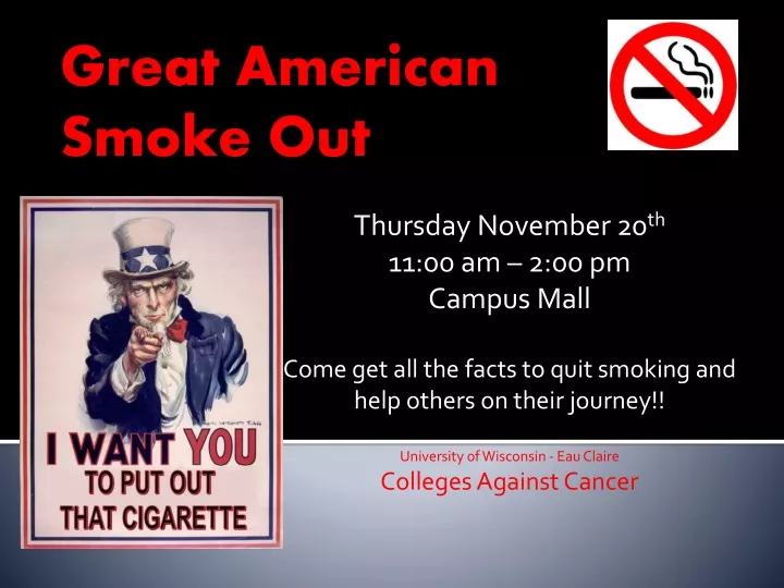 great american smoke out
