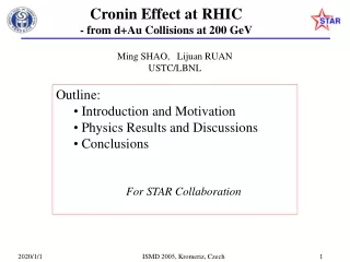 Cronin Effect at RHIC  - from d+Au Collisions at 200 GeV