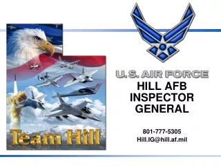 HILL AFB  INSPECTOR GENERAL