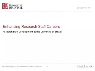 Enhancing Research Staff Careers