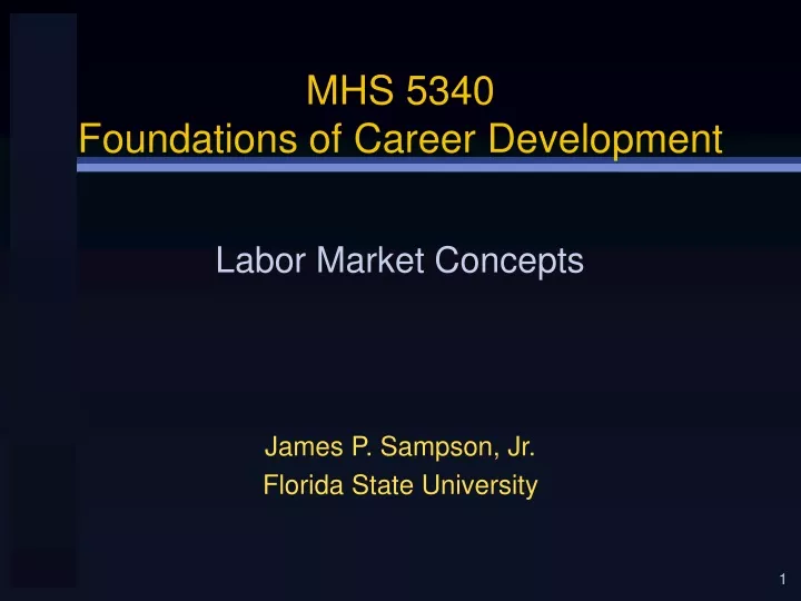 mhs 5340 foundations of career development