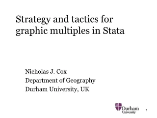Strategy and tactics for                  graphic multiples in Stata