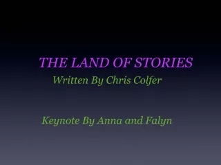 THE LAND OF STORIES